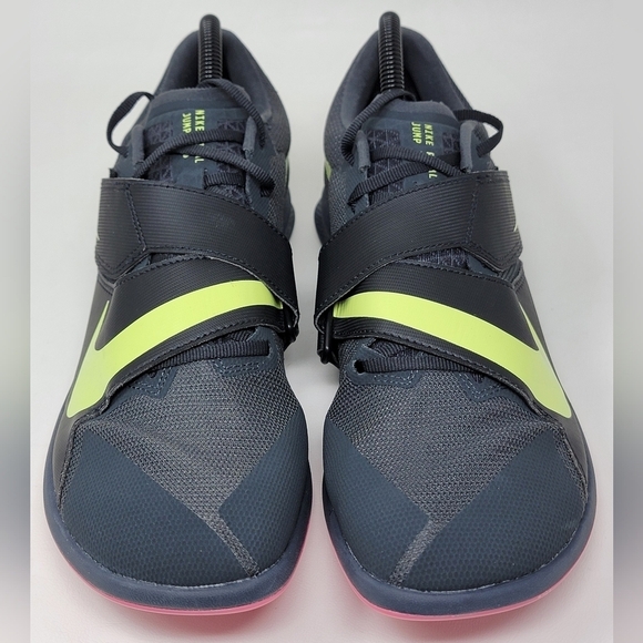 Nike Zoom Rival Mens Size 9.5 Track & Field Jump Spikes Black Volt Red DR2756-00 - Picture 7 of 10